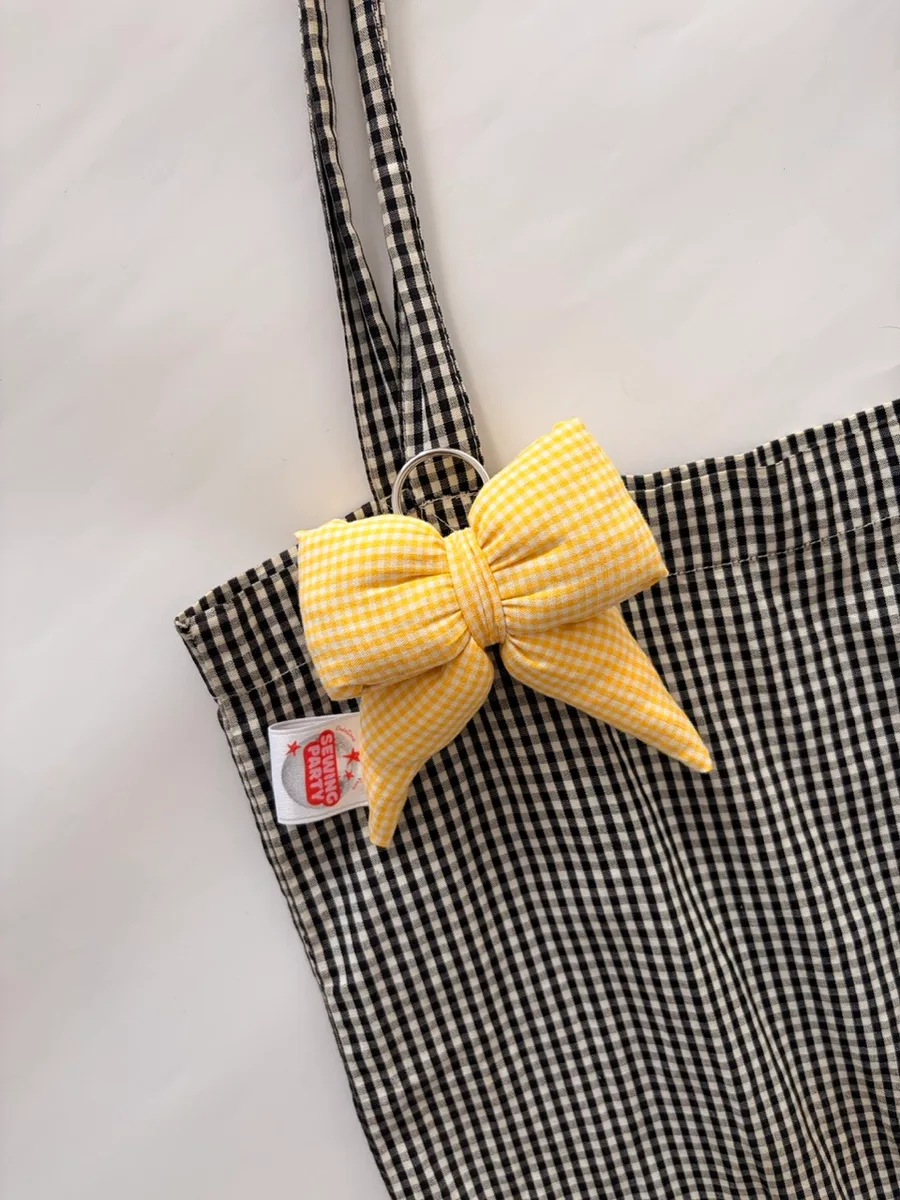 Noeud - Vichy jaune