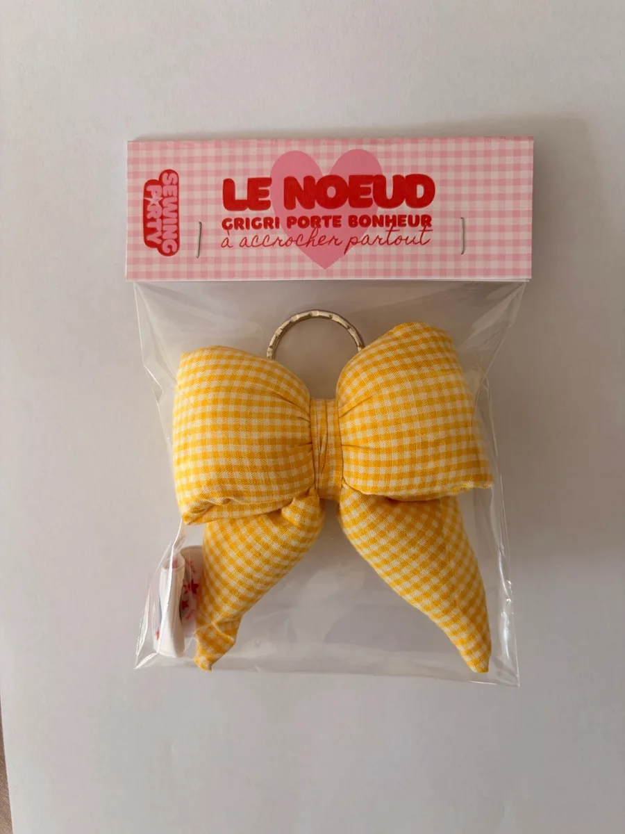 Noeud - Vichy jaune 4