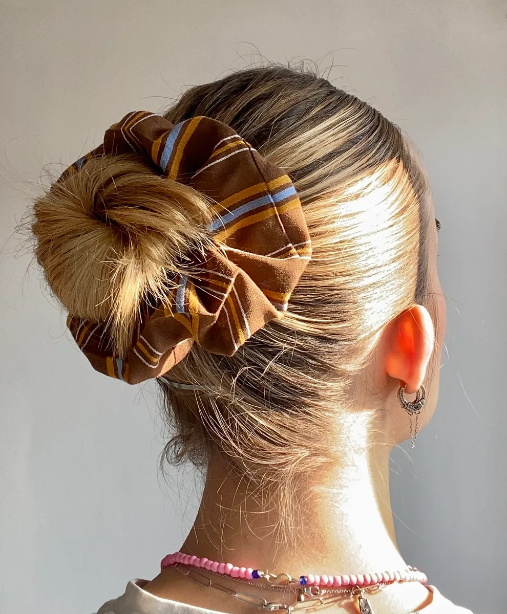Le chouchou - rayures marrons