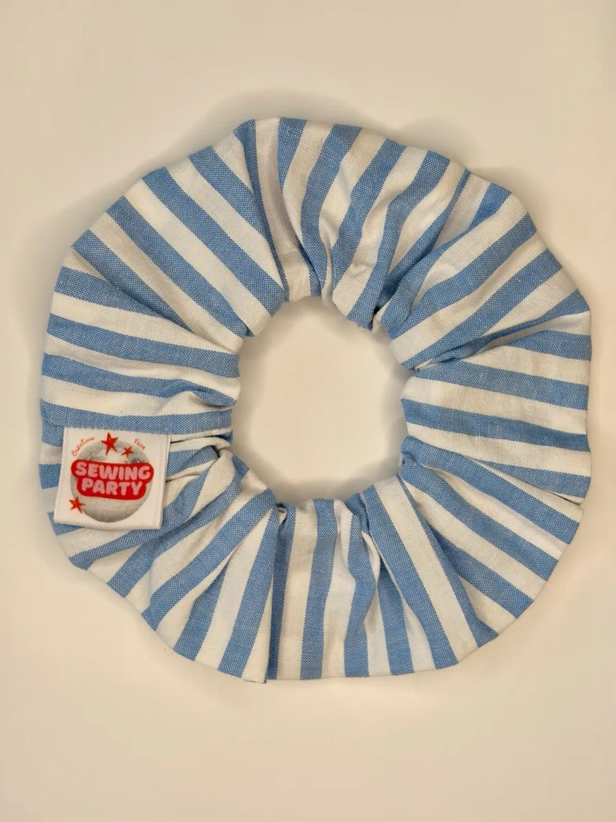 Chouchou - Rayures bleues