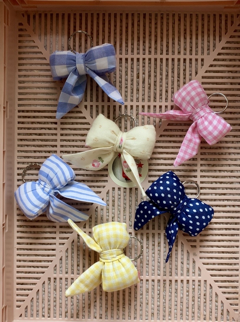 Le noeud - pois bleus 3