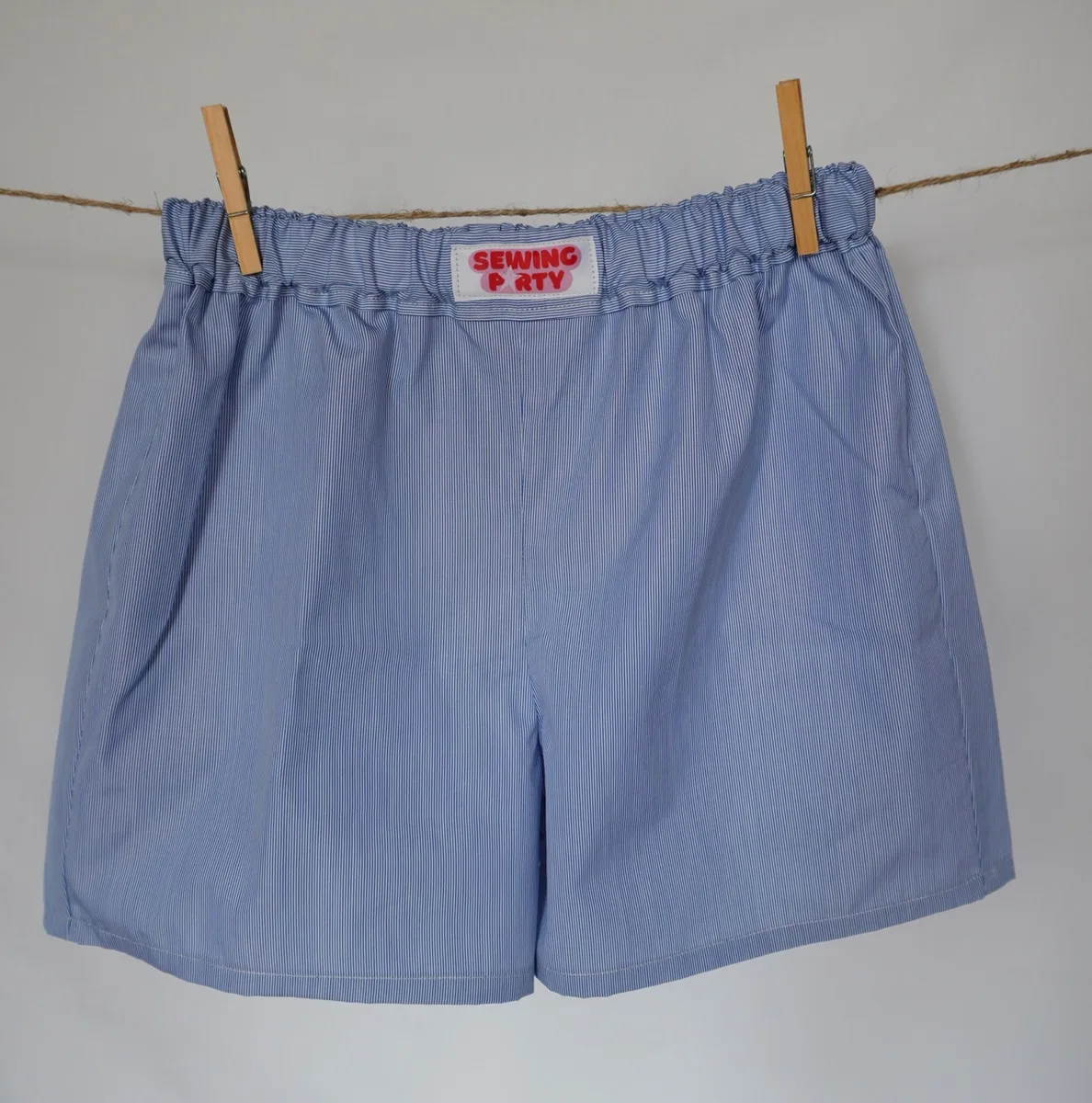 Rayures bleues