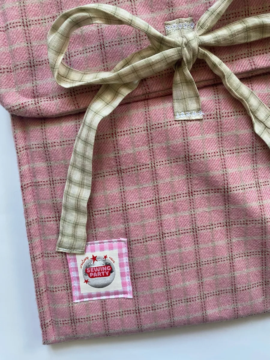 Petit format - tartan rose 3
