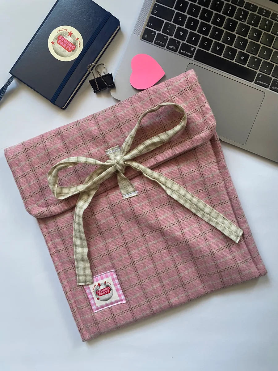 Petit format - tartan rose