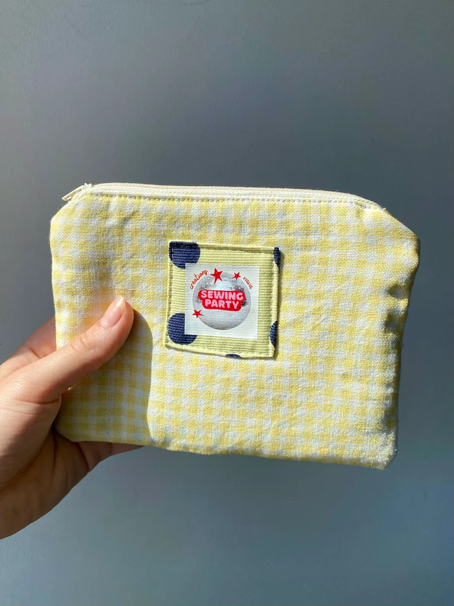 Mini - vichy jaune 2