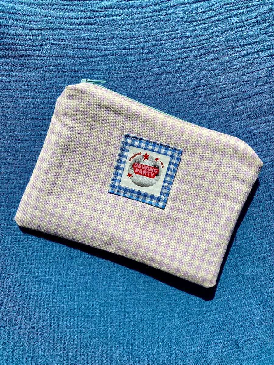 Mini - vichy lila