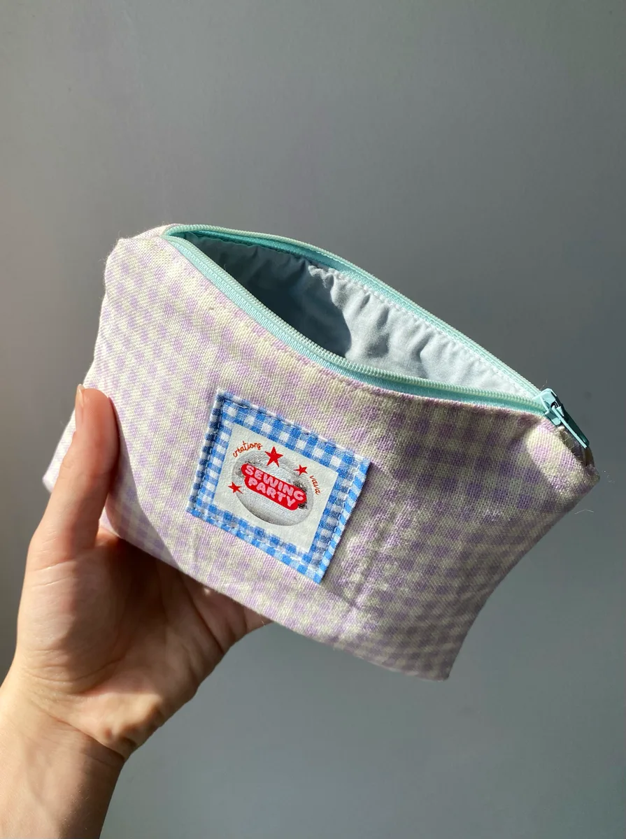 Mini - vichy lila 3