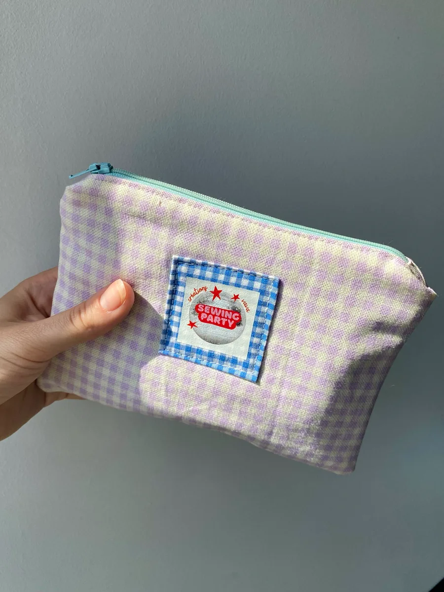 Mini - vichy lila 2