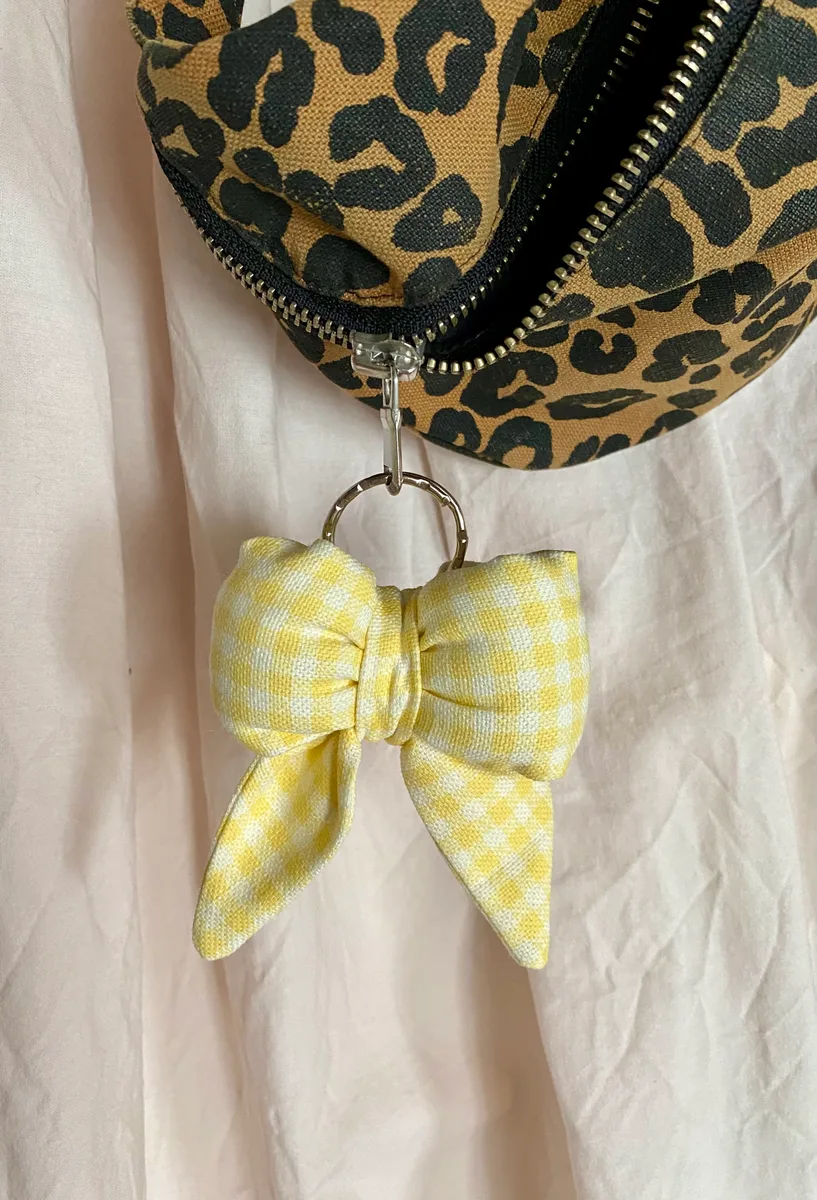Le noeud - vichy jaune 2